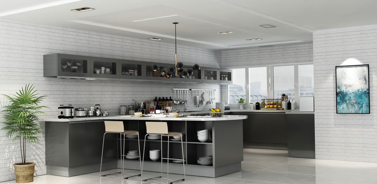 weathered gray kitchen cabinets