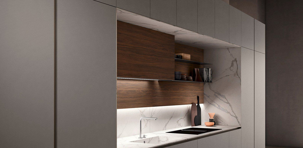 soft grey kitchen cabinets