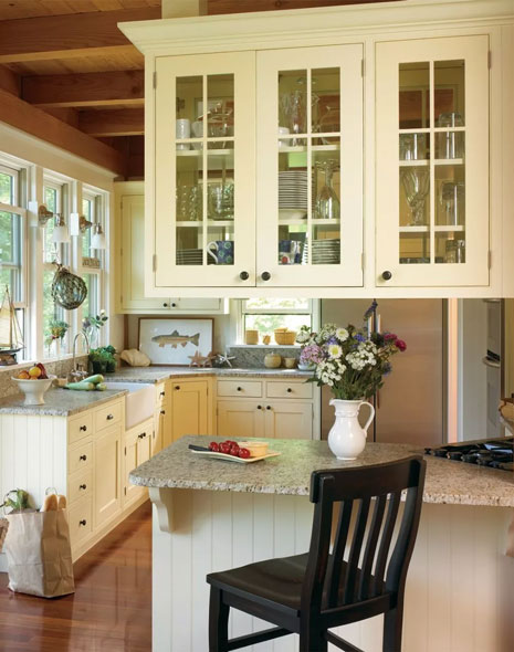 cream beige colored kitchen cabinets ideas
